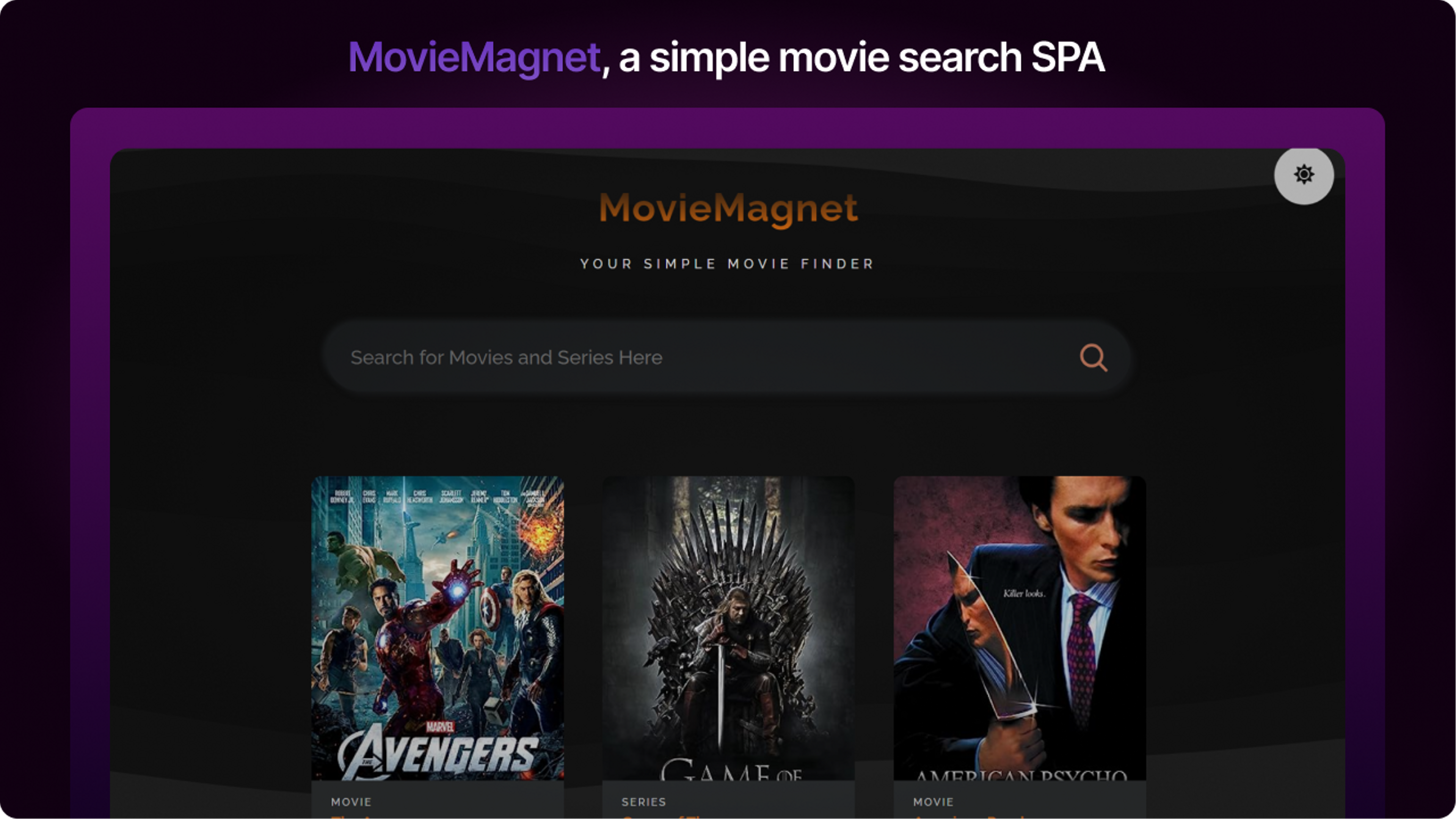 Home Page - MovieMagnet