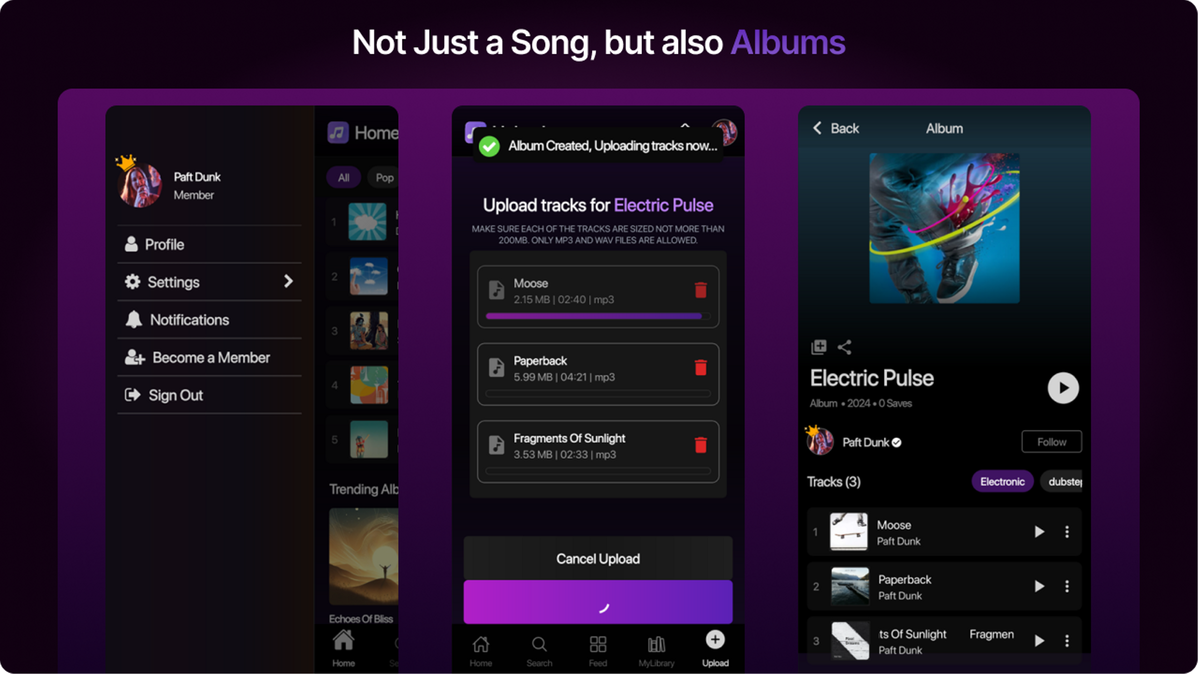 MusicVerse App - Albums