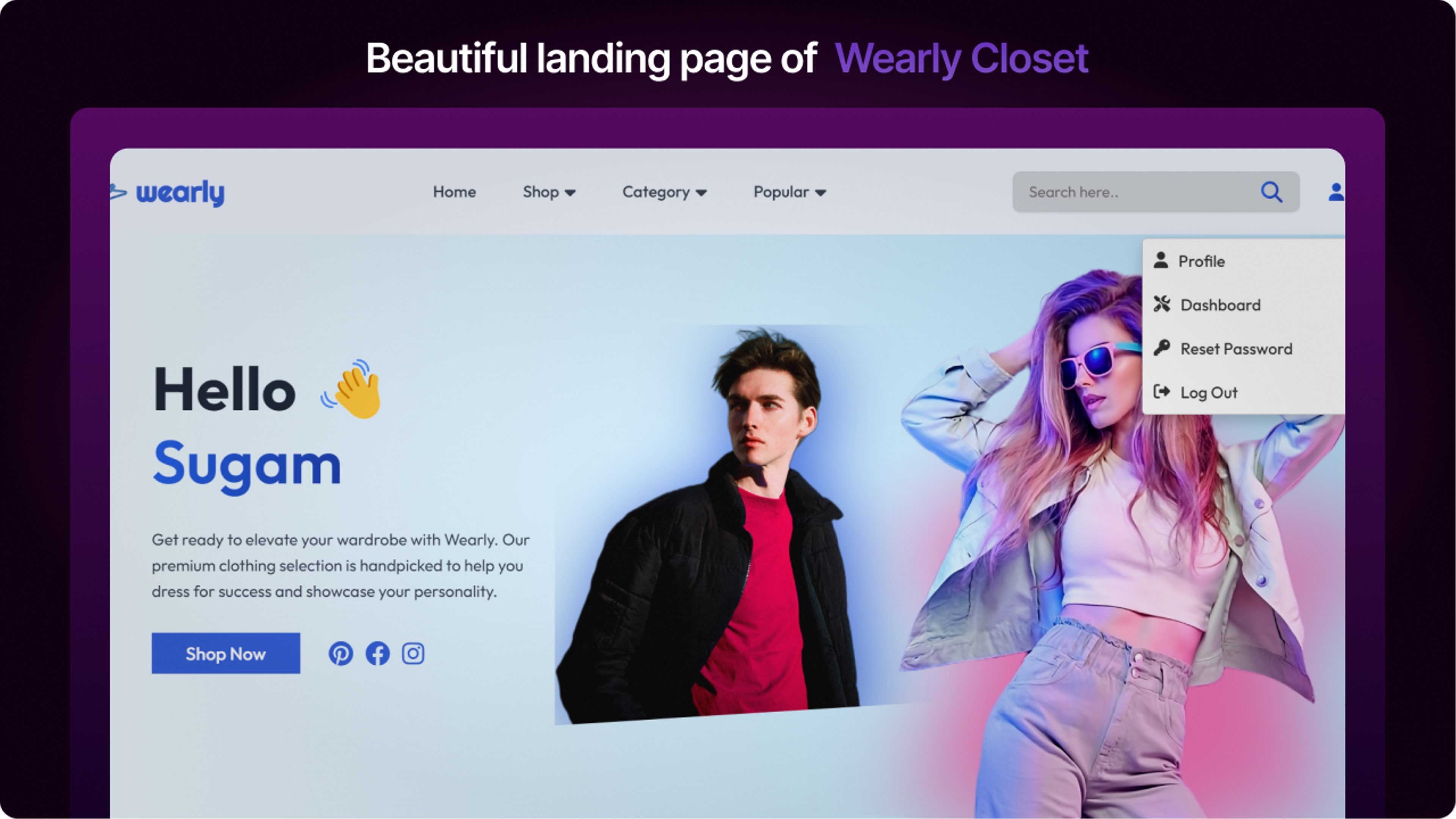 Home Page - Wearly Closet